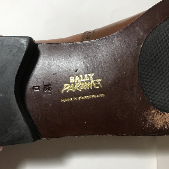 Bally Parawet Two-tone Brown Leather Loafer 12D - Picture 7 of 9